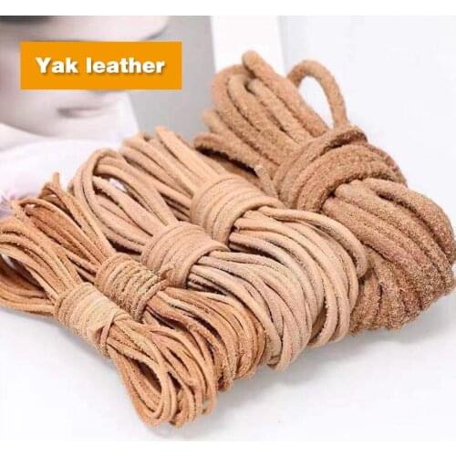 5 meters DIY cowhide rope braided rope bracelet necklace rope handmade jewelry material leather bag accessories 1mm-8mm rope