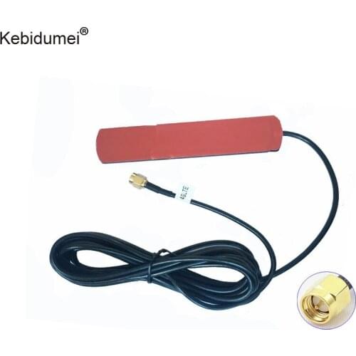 Kebidumei 3M 3G GSM Antenna Aerial Amplifier SMA Connector Internal Thread Adapter 3M Cable 900/1800/2100MHz 3DBi 3-5V Antenna