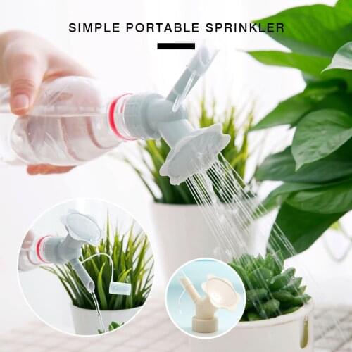 Drink Bottle Watering Sprayer Home Garden Flower Shop Plant Irrigation Sprinkler PP Nozzle Portable Bottle Sprinklers