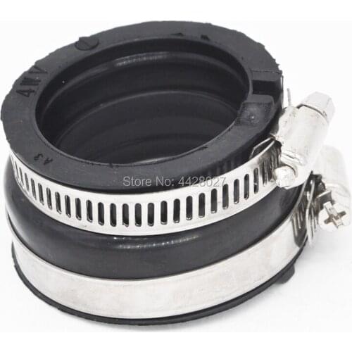 Carburetor Intake manifold Boot Joint W/Clamps Adapter For Yamaha Grizzly 600 YFM600 YFM600F YFM600FH 1998 - 2001 2000 99