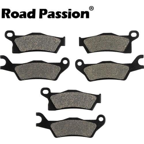 Road Passion Motorcycle Front and Rear Brake Pads for Can Am Outlander 450 500 Max 650 800 1000 4X4 EFI STD DPS XT ATV 2012-2017