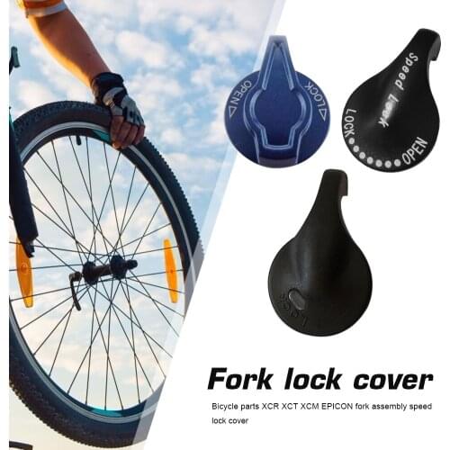 Bicycle Epicon Front Fork Speed Lock Cap Cover for XCR XCT XCM Plastic MTB Bike Cycling Parts Bicycle Fork Accessories