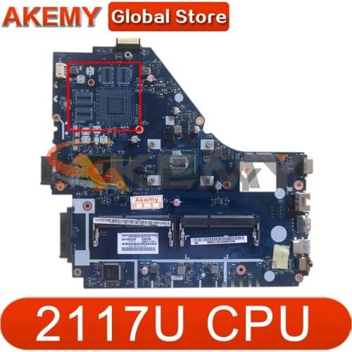 AKEMY For Acer ASPIRE E1-530 E1-570 Z5WE1 Laptop Motherboard LA-9535P NB.MEQ11.001 NBMEQ11001 2117U CPU