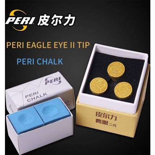 PERI Chalk Peri Eagle Eye Ⅱ Tip Billiard Cue Tip Multi-layer Billiard Cue Professional oily Chalk