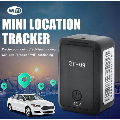 GF-09 GPS Tracker GSM/GPRS Magnetic Mini Real Time Car Locator Anti-theft alarm Portable WIFI Positioning Device for Kids Pets