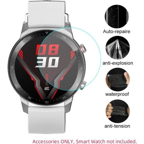 5pcs Soft TPU Clear Protective Film Guard For ZTE Nubia RedMagic Watch Smartwatch Display Screen Protector Cover Protection