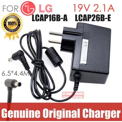 New Original FOR LG 19V 2.1A LCAP16B-A LCAP26B-E ADS-45FSN-19 19040GPCU AC adapter Power supply Charger cord US EU
