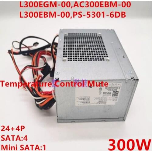 New PSU For Dell ATX 300W Power Supply L300EGM-00 AC300EBM-00 L300EBM-00 PS-5301-6DB PCH006