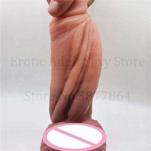 New Sex Shop Super Huge Dildo Vagina Female Masturbator Silicone Realistic Big Penis With Suction Cup Dildos Sex Toys for Woman