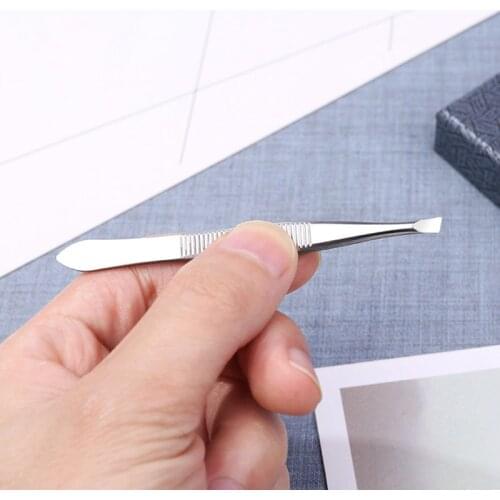 Professional Stainless Steel Eyebrow Tweezers Eyebrow Face Hair Removal Clip Pinset Eyelash Tweezers Extension Makeup Tools