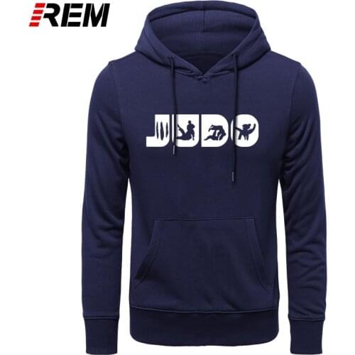 REM Judo Martial Arts Judo Gifts Judo For Men Graphic Crewneck Cotton Print Hoodies, Sweatshirts