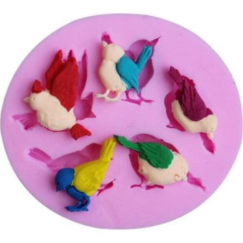 Sugarcraft Birds Silicone Mold Cake Fondant Molds Cake Decorating Tools Candy Soap Resin Clay Chocolate Gumpaste Moulds