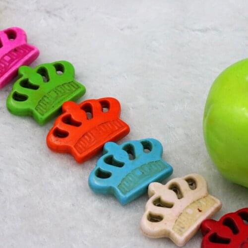 Discounts!Multicolor Turkey Stone loose beads 19x25mm 15" 2 piece/lot DIY women accessory jewelry making design