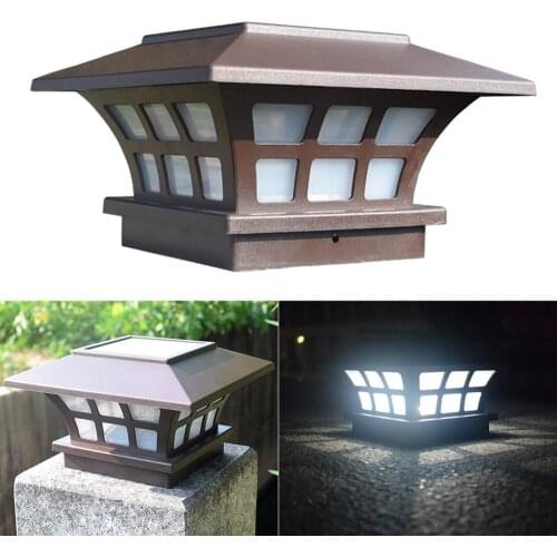 Solar Stigma Light Fence Light IP65 Outdoor Solar Lamp For Garden Decoration Gate Fence Wall Courtyard Cottage Solar Lamp