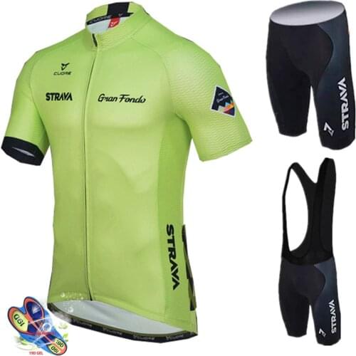 Strava 2021 Cycling Sets Triathlon Bicycle Clothing Breathable Mountain Cycling Clothes Suits Ropa Ciclismo Verano Triathlon