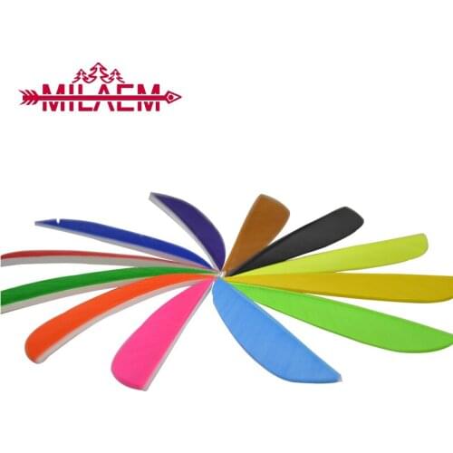 50 pcs 3 Inch Turkey Arrow Vanes Right Wings Real Fletching For Bamboo Wooden Carbon Arrows And Bow Hunting Archery Accessories