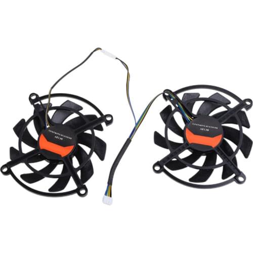 2Pcs 85MM 4Pin 12V VGA Fan Graphics Card Cooling Fan for Colorful GTX 2060 SUPER GTX1660 1660ti Fan 4Wire 4Pin