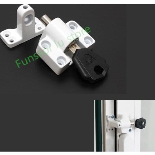 Casement window locks, White, easy to install,aluminum/steel/security locks,sliding doors/windows,children safety lock