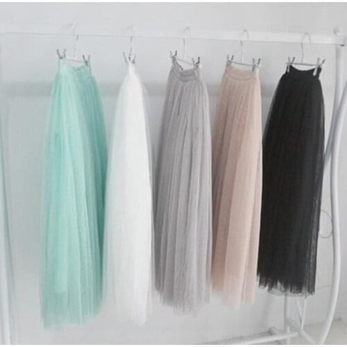 Women Skirts Elegant Big Swing Mesh Tutu Skirt Fashion Pleated Skirt Was Thin Skirt For Women Spring And Summer New