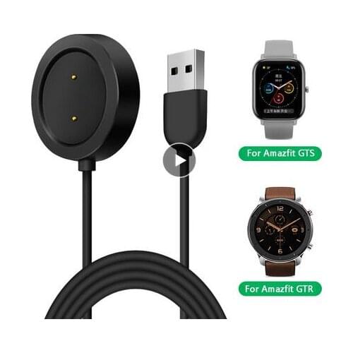 30pc USB Dock Charger For Amazfit GTR / GTS Cable Charging For xiaomi Amazfit GTR 47 42 Smart Watch Accessories Portable charger