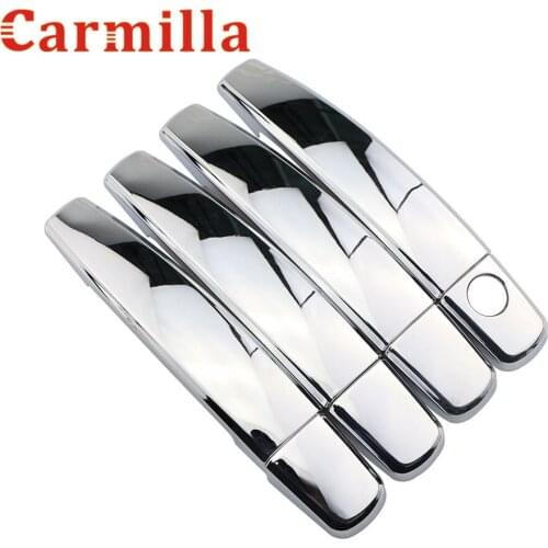 Carmilla Car Chrome Door Handles Protection Cover Outer Door Handle Covers Sticker for Chevrolet Cruze 2009 - 2015 Car Styling