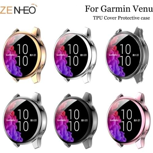 High-quality TPU vacuum plating Protective Case Flexible Comfortable Cover Protective Shell For Garmin Venu smart watch