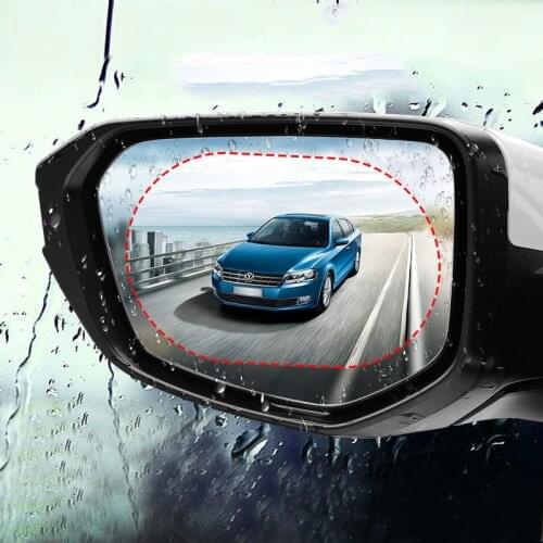 2 Pcs Car Rainproof Film Car Car Rearview Mirror Protective Rain Proof Anti Fog Waterproof Film Membrane Car Sticker Accessories
