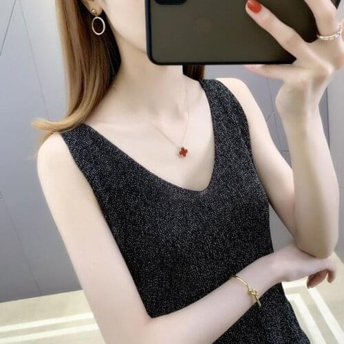 20076 ice plus bright silk V-neck vest 17