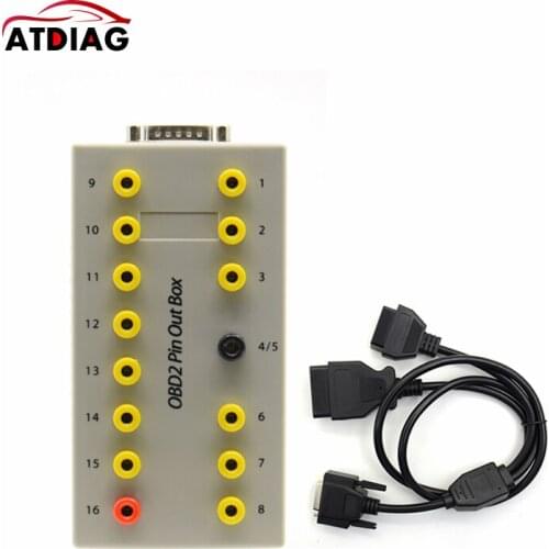 2021 Newest Car Diagnostic Cable Obd2 Pin Out Box Breakout Tester Auto Connector PIN-OUT-BOX with Best Price