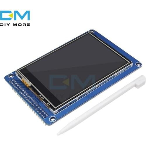 3.2 inch 240x320 RGB TFT LCD Module Display with Touch Panel SD Card Than 128x64 LCD ILI9341 Controller 3.3V 16 Bit RGB565 DIY
