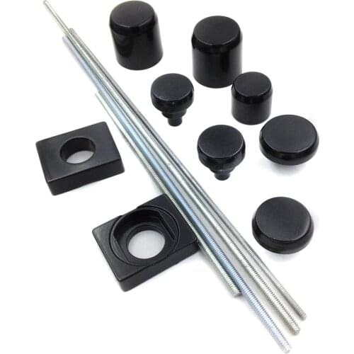 Aftermarket free shipping motorcycle parts For Motorcycle 2006-2009 Kawasaki ZX14 ZX14R ZX-14R Motorcycle Axle Caps Cover Black