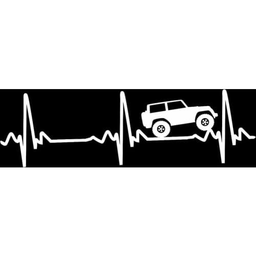 Automobile sticker decoration motorcycle sticker 20cmx9cm heartbeat decoration accessories creative waterproof Decal PVC