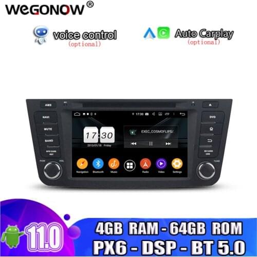PX6 DSP IPS Android10 4GB RAM 64GB 8 core Car DVD Player GPS navi map RDS Radio wifi 4G BT5.0 For Geely Emgrand EX7 GX7 2014