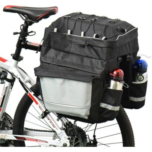 MTB Bicycle Carrier Bag Rear Rack Luggage High Capacity Cycling Double Side Tail Seat Pannier Pack Luggage Bicycle shelf pac