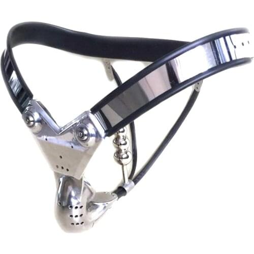 Bdsm Male Chastity Device Belt Penis Lock Ring Stainless Steel Cock Cage Adult Slave Bondage Cocking Rings Sex Toys For Men