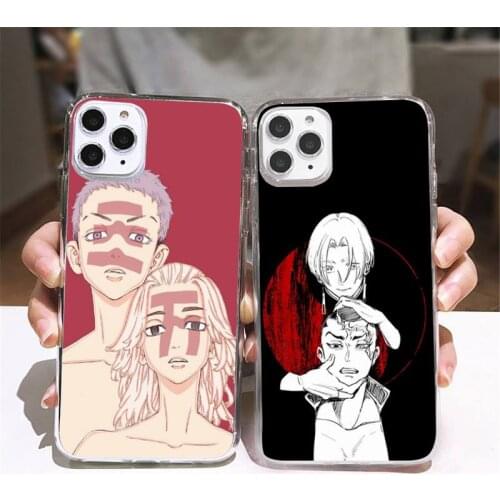 Tokyo Revengers Anime Phone Case Transparent soft For iphone 5 5s 5c se 6 6s 7 8 11 12 plus mini x xs xr pro max