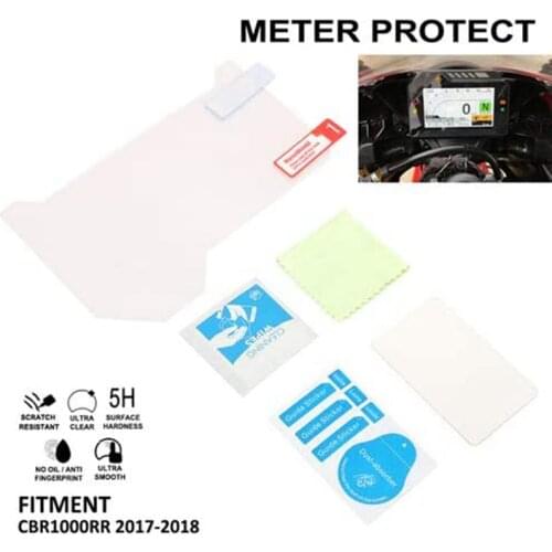For Honda CBR1000RR CBR 1000 RR 2017 2018 Motorcycle Speedometer Instrument Cluster Scratch Protection Film Screen Protector