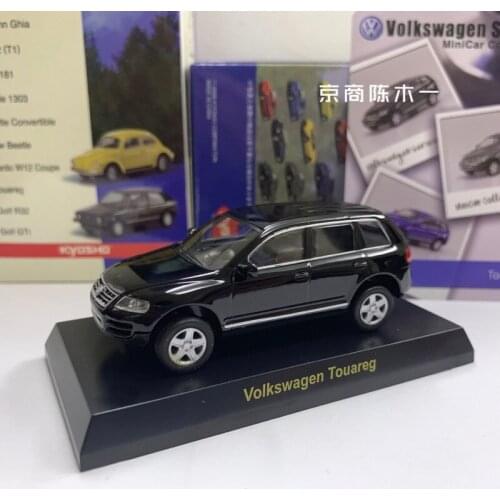 1/64 KYOSHO Volks wagen VW Touareg SUV BLACK Collection of die-cast alloy car decoration model toys