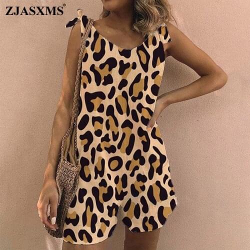 Butterfly Printed Linen Cotton Jumpsuit Bodysuit Women V Neck Lace Up Jumpsuits Summer Sleeveless Elegant Playsuit Romper Shorts