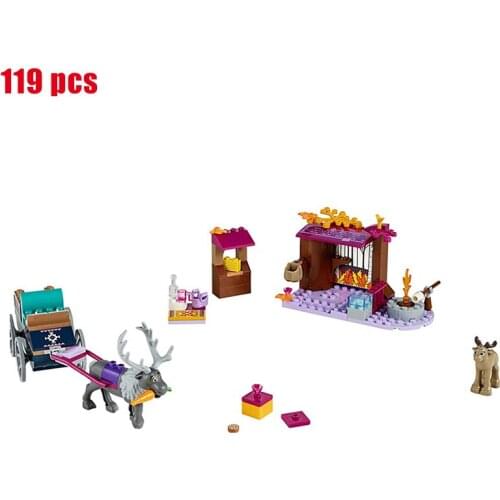 Disney Frozen II Building Block Set 11468 Building Blocks Classic Movie Model Childrens Toys Childrens Gifts