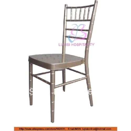 Champagne aluminum tiffany chair strong comfortable fashion