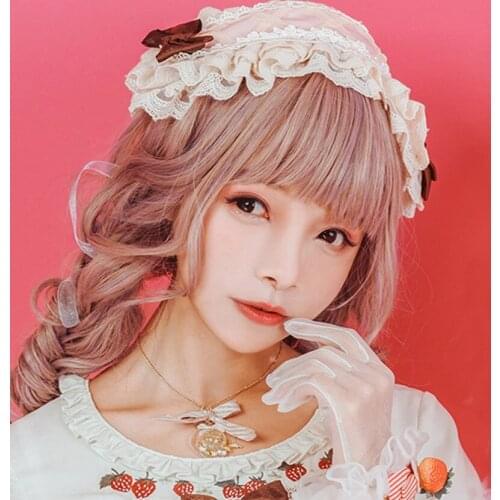 Princess sweet lolita headwear palace lace hair band collection kawaii girl KC gothic lolita daily headband loli cosplay