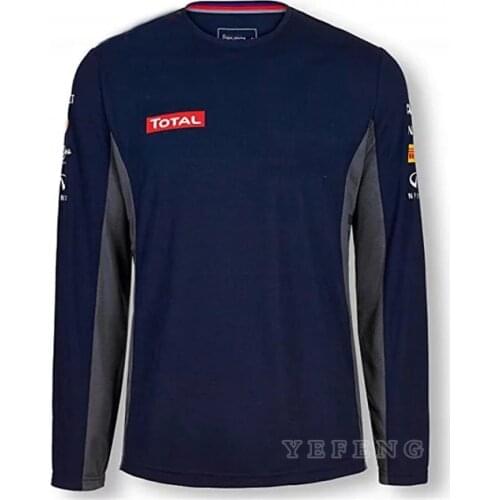 2020 Red Color Bull F1 Team Motorsport GP Summer Quick Dry Shirt Racing Jersey Long sleeve Shirt Clothing Motorcycle