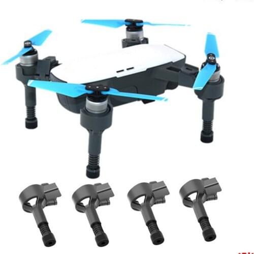 MASiKEN Upgrade Shock Heightened Extender Landing Gear Riser Kit for DJI Spark Drone Absorb Landing