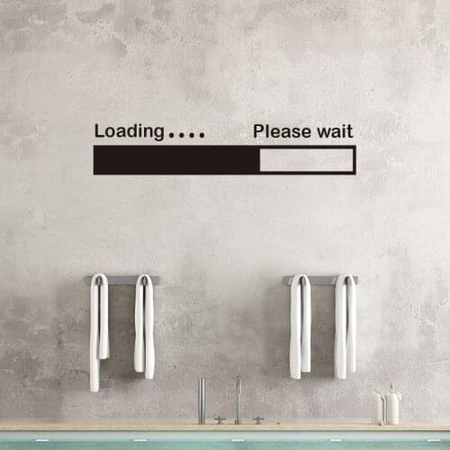 Muyuchunhua Loading Creative Wall Sticker for Living Room Bedroom Cartoon Decoration Cute Boy Home Mural Wallpaper Stickers