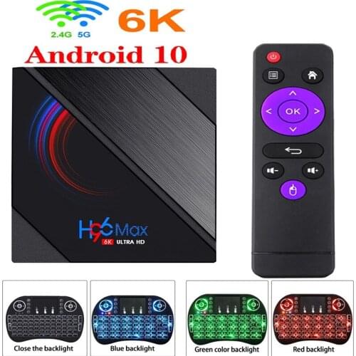 2021 new original H96 Max H616 Smart TV Box HD 6K TV set-top box voice assistant PKT95 X96 Max Plus for Android 10.0