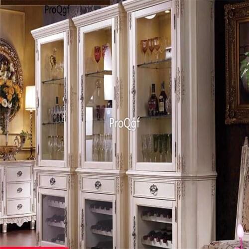 Prodgf 1Pcs A Set Castle Romantic European Wine Cabinet