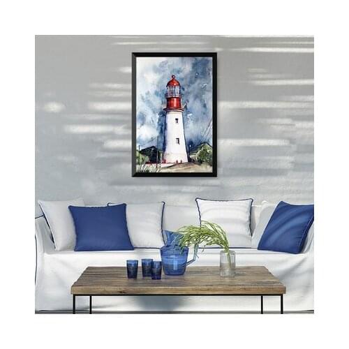 Painting by numbers art paint by number Lighthouse Knife Dog Digital Numbers Oil Paintings Self Stained Area Children Room Bedro