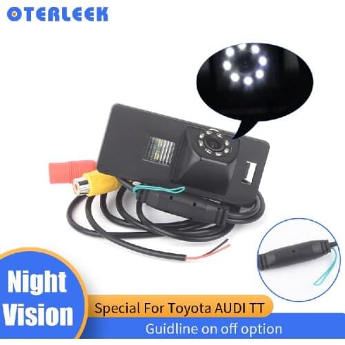 Special Night Vision Back Up Camera for AUDI TT A4L TT A5 Q5 With 8 Led Lights