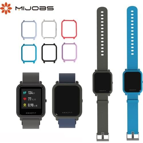 Sport Silicone Strap Case for Huami Amazfit Bip BIT Band Smart Wristband Accessories Bracelet Protector for Amazfit Bip